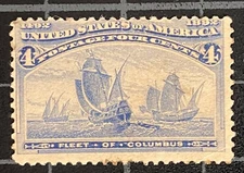 US Stamps-SC# 233 - MOGH - Gum Disturbed  & Toned - Final Markdown - CV = $55.00