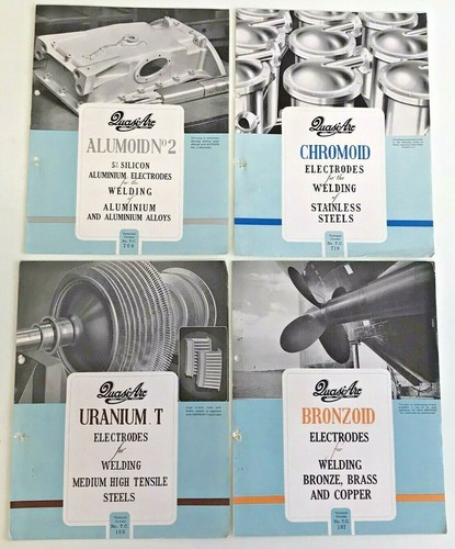 Lotto lavoro vintage quasi ad arco brochure elettrodi Bilston Staffordshire x15 - Foto 5 di 8