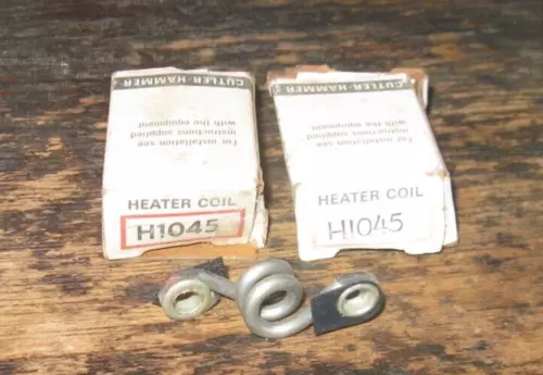 LOT OF 2- CUTLER HAMMER H1045 HEATER COIL