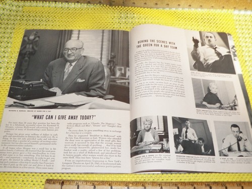 1958 QUEEN FOR A DAY Souvenir-Programm mit Jack Bailey - Bild 7 von 11