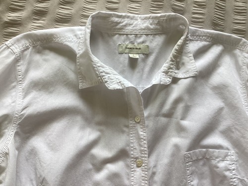 WOMENS COUNTRY ROAD WHITE COTTON SHIRT SIZE L - Picture 2 of 6
