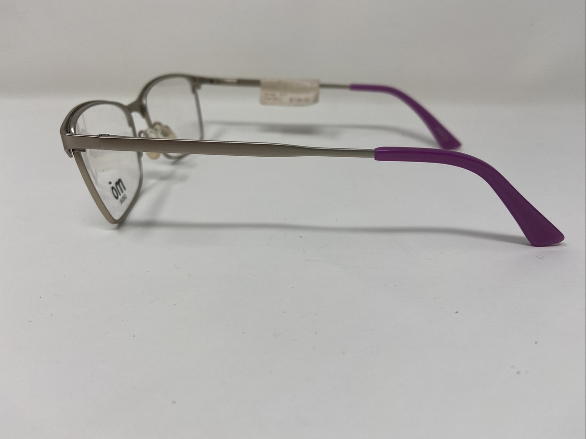 mō CASUAL Eyeglasses Frames 69M B 53-16-135 Purple/Gunmetal