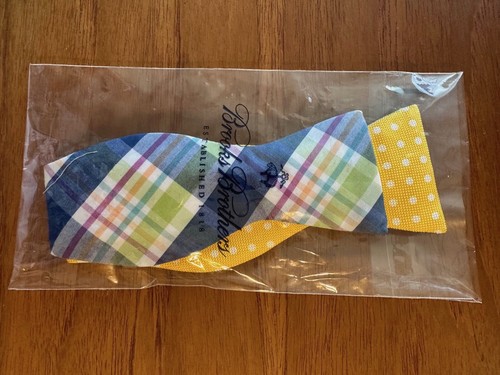 Nueva pajarita reversible BROOKS BROTHERS x PRIMER SOCIAL OSFM madras/lunares - Imagen 1 de 2