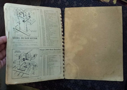 Anleitung für Foley Säge Filer Handbuch Nr. 100 - schlechter Zustand - Bild 7 von 8