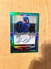 2024 Donruss Baseball - Anthony Gutierrez - Green Signature Series Auto #d 06/25