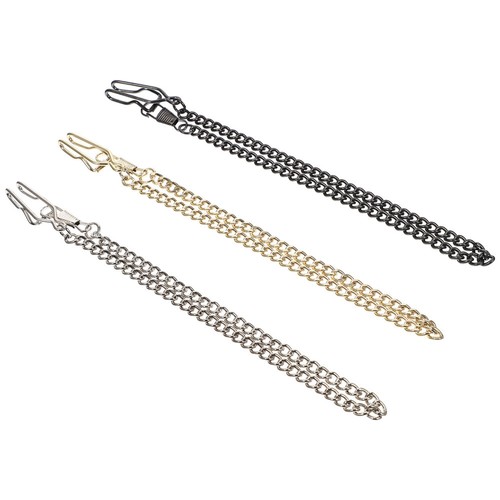 Juego de 3 cadenas de reloj de bolsillo para hombre Miss pantalón cadenas pantalones decoración - Imagen 12 de 12