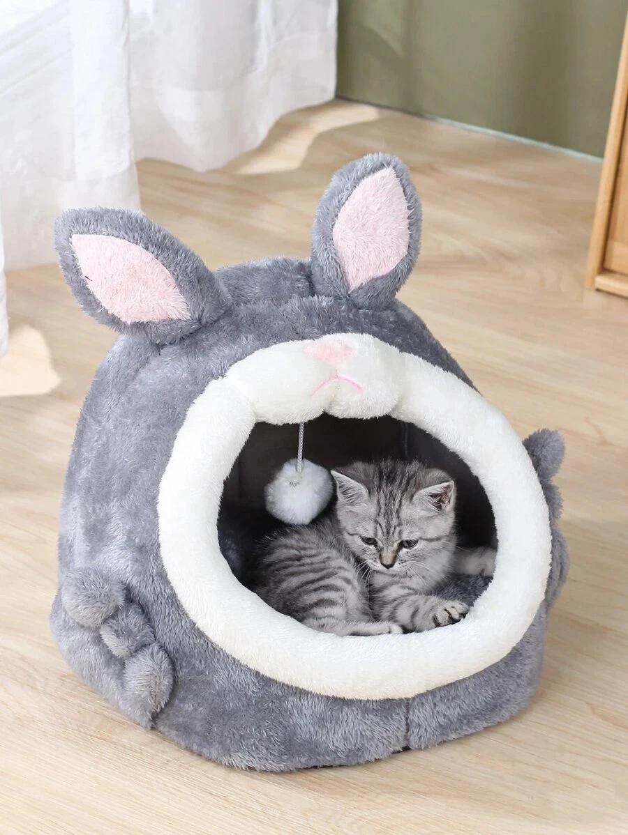 Pet Dogs Cat Bed Puppy Cushion Cave Kennel Cozy House Soft Grey Pink Nest Igloo.
Opens in a new wind