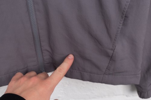 Nike Track Jacket Mens SMALL Mens Grey Full Zip Up Long Sleeve Lightweight - Picture 4 of 11