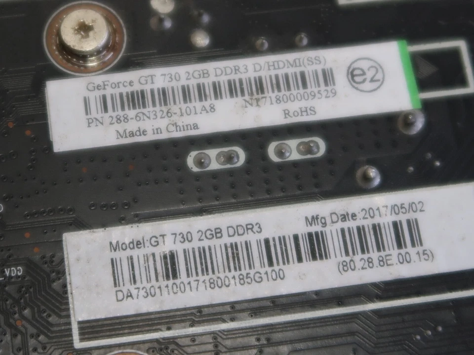 GeForce GT 730, 2GB DDR3, HDMI, DVI, PCI-E, Zotac 288-6N326 - WORKING - Image 4 of 4