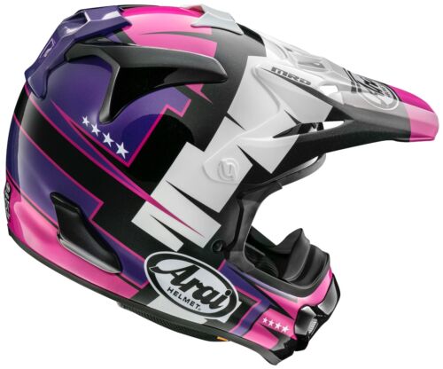 Arai VX-Pro4 MX Helmet - Battle Purple - Large - Picture 2 of 2