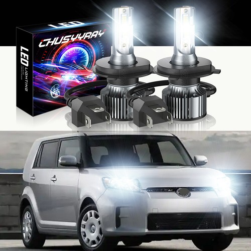 Kit de bombillas de carro Luces Fuertes para coche Coche Luz H4/9003 LED blanco haz alto/lo - Imagen 15 de 24