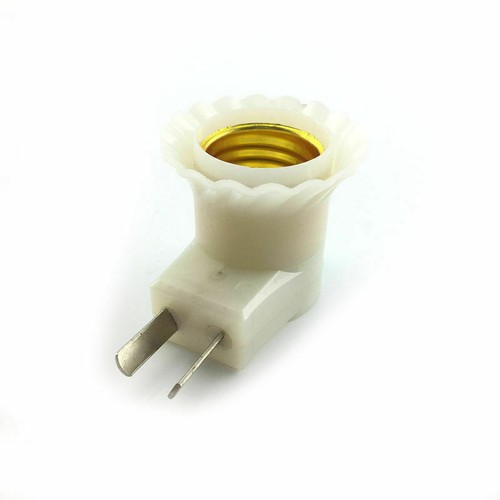 1X E27 to EU Plug Adapter Converter LED Light Bulb Lamp base Socket On button - Picture 7 of 15