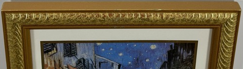 Vincent van Gogh Café Terrace at Night Print Framed Paris - Picture 6 of 9
