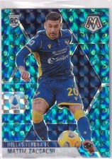 Panini Mosaic 2020-21 Serie A Soccer No. 54 Mattia Zaccagni Peacock Case Hit SSP
