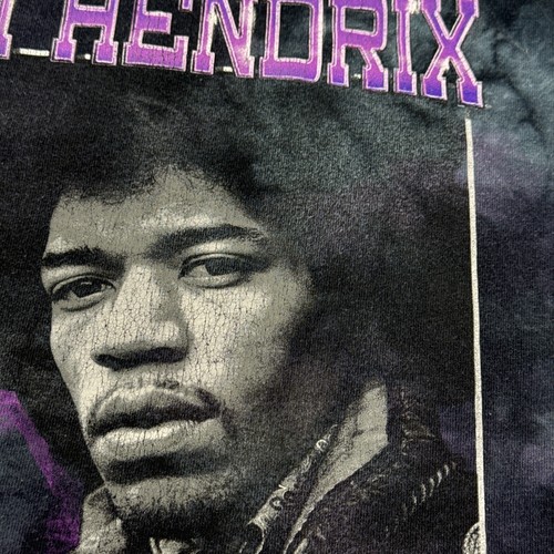 Camisa Jimi Hendrix Adulto Grande Tie Dye Rock Concierto Envejecido - Imagen 15 de 23