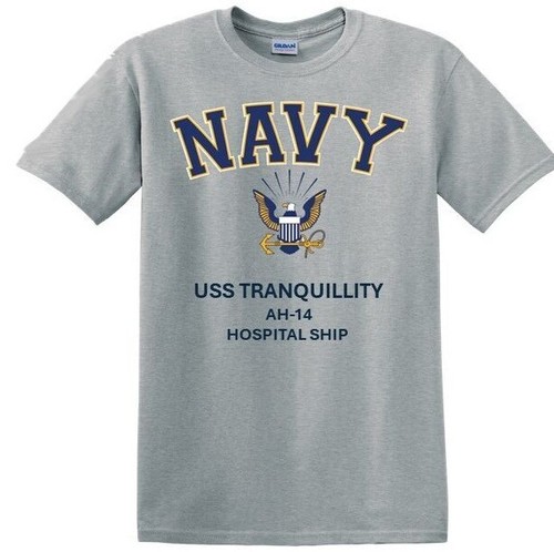 USNS COMFORT T-AH-20 * HOSPITAL *EAGLE*SHIRT. OFFICIALLY LICENSED - Picture 6 of 11