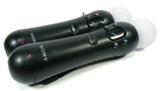 Lot of Two (2) Sony Playstation Move CECH-ZCM1U B Motion Controllers - Black