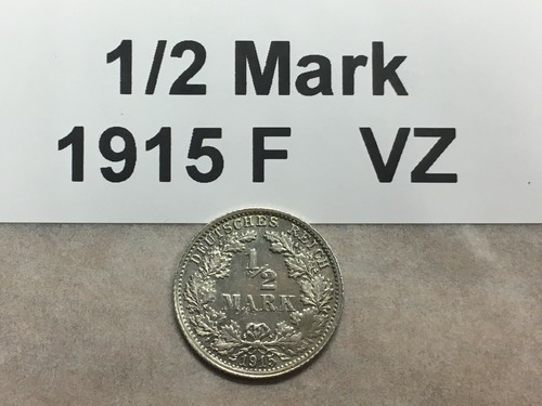 Kaiserreich 1/2 Mark 1905-1919, Jäger 16, 2,78g 900er Silber, AUSWAHL (S2-2 - Bild 170 von 257