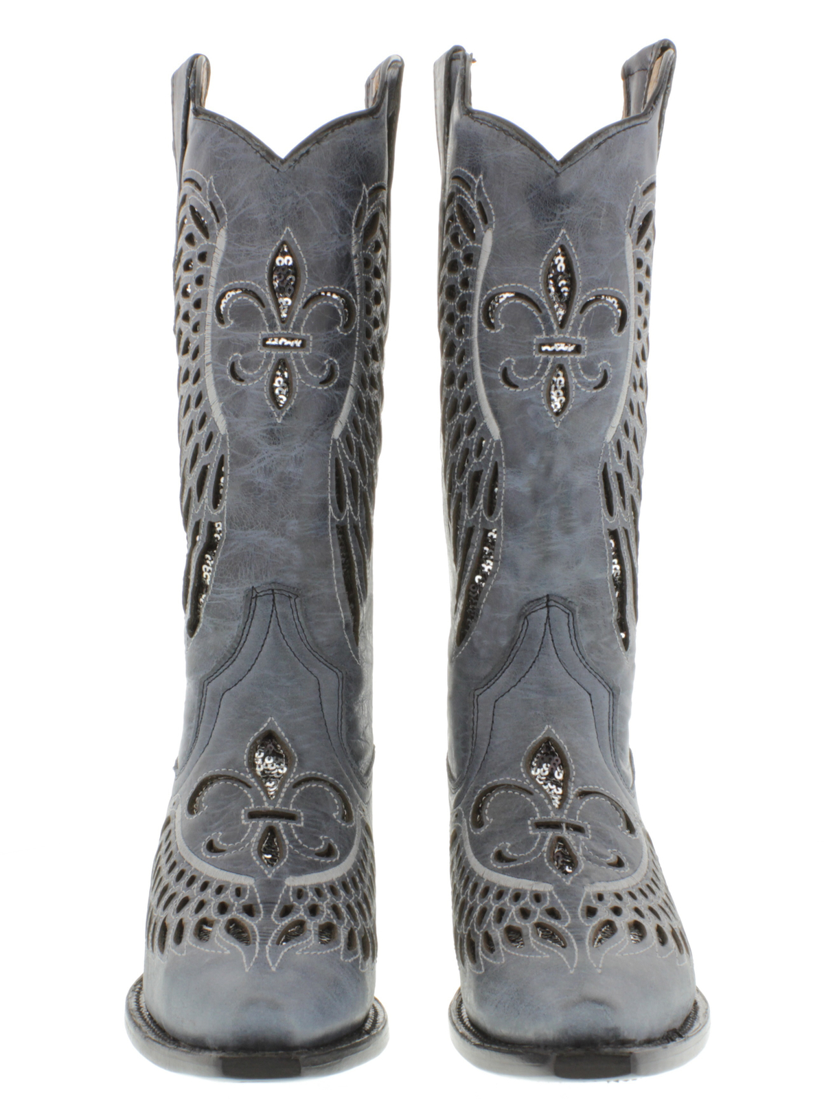mujer Flor Denim Azul Flor mujer Alas Lentejuelas Leather Wear Vaquera botas Puntera En Punta 8c62e5 mujer Flor Denim Azul Flor mujer Alas Lentejuelas Leather Wear Vaquera botas Puntera En Punta 8c62e5