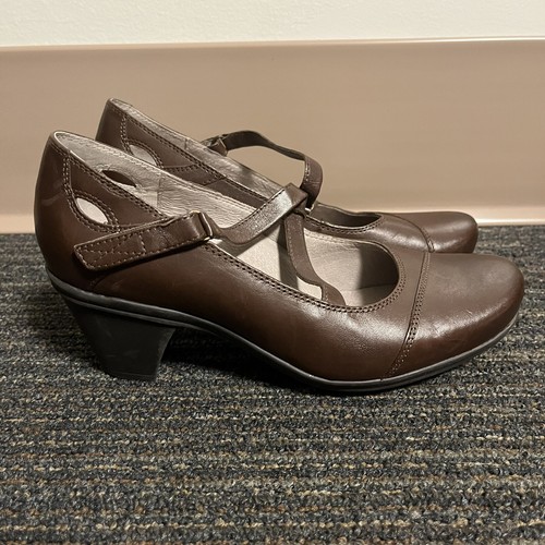 Abeo Bio System Rita Pumps Heels Leather Brown Women Size 8.5N - Picture 4 of 7