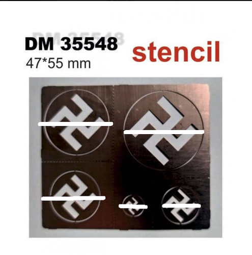 Dan Models 35548 - Stencil 1/35. Germania 1939-1945 (47*55 mm) - Foto 11 di 12