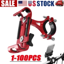 360° Aluminum Motorcycle Bike Bicycle GPS Cell Phone Holder Handlebar Mount LOT