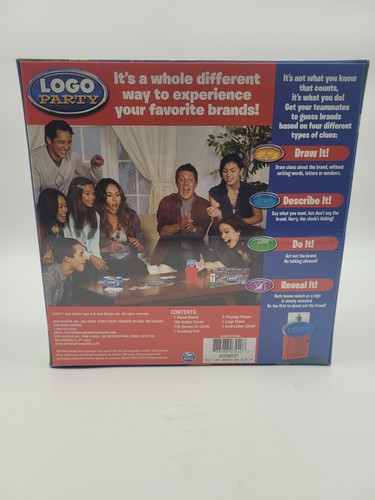 LOGO PARTY FAMILY GAME AGE 8+ Spin Master Board Game - Picture 2 of 4
