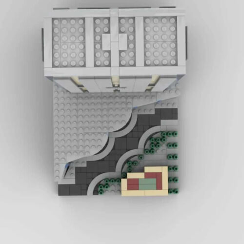 Panorama Tower 1/650th Scale Modular Buildings Blocks MOC-42852 Bricks Toys Set - Picture 6 of 6