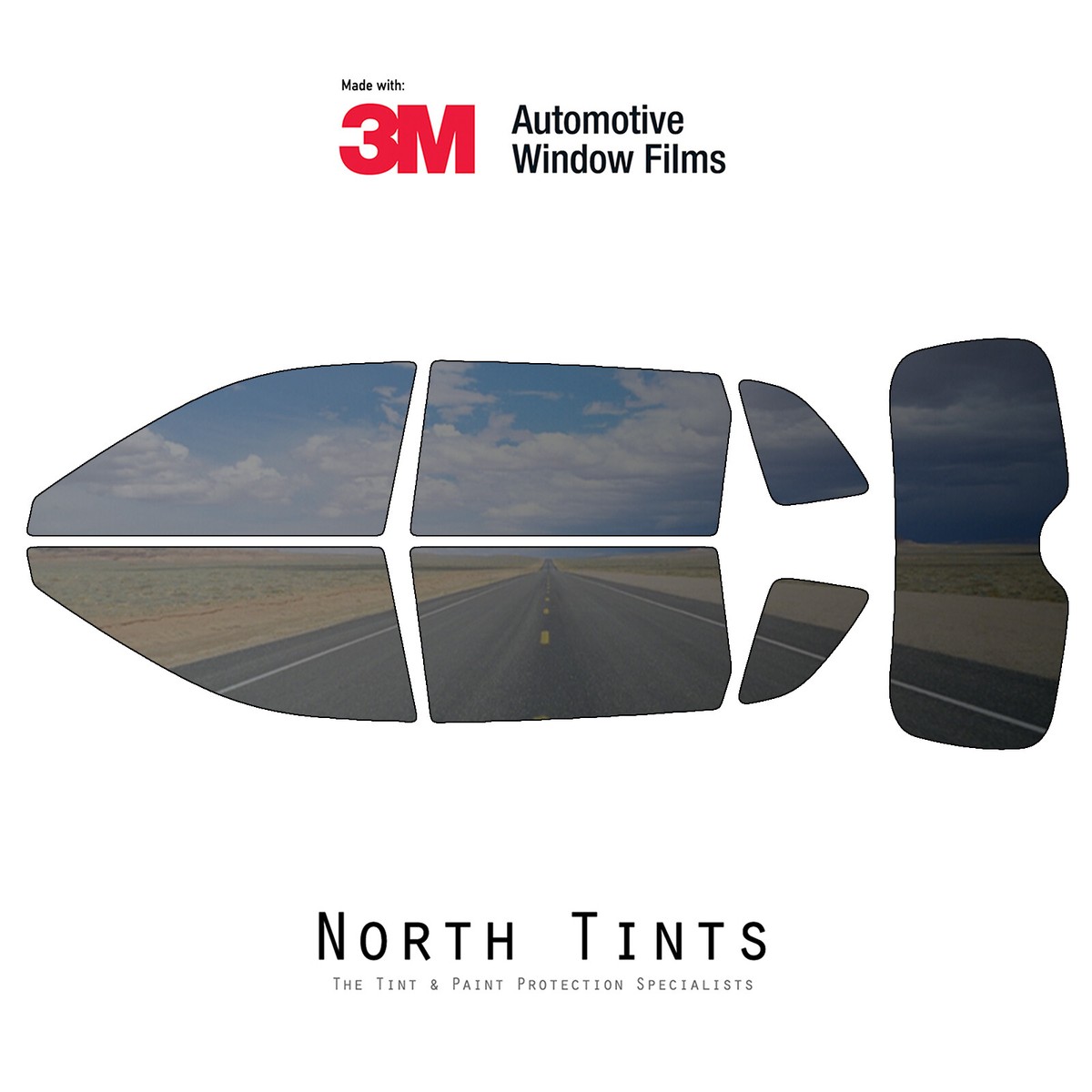 3M COLOR STABLE PreCut Window Tint Glass Film for Honda CR-V 2023