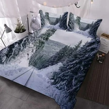 Grey Solemn Line 3D Printing Duvet Quilt Doona Covers Pillow Case Bedding Sets