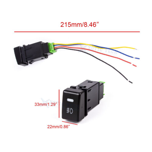 For Isuzu D-MAX Holden Colorado 4-Pole Push Button Switch w/LED Indicator Lights - Picture 2 of 12