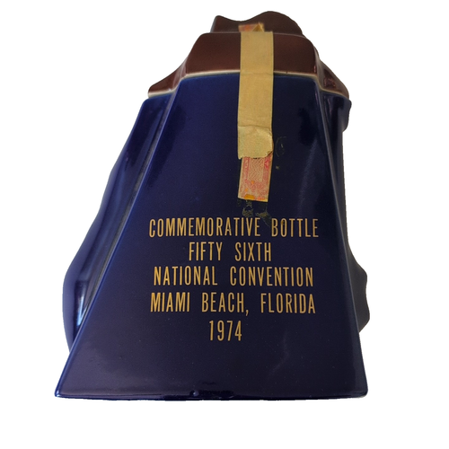 Vtg Ezra Brooks Florida Decanter American Legion 1974 Convention Miami Beach GUC - Picture 3 of 7