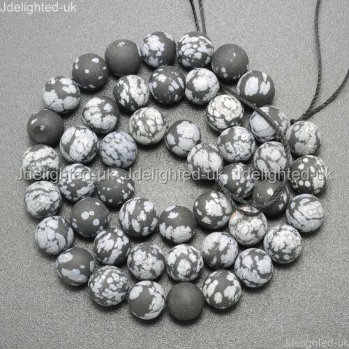 Natural Matte Frosted Gemstone Round Loose Beads 4mm 6mm 8mm 10mm 12mm 15" Pick - Picture 34 of 43