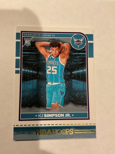 #272 KJ Simpson Jr. Winter Rookie Charlotte Hornets 2024-25 Panini NBA Hoops