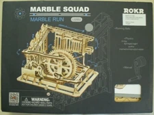 ROKR Robotime Marble Squad Marble Run LG502 Wooden Puzzle, 239 Pieces