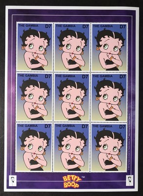 GAMBIA BETTY BOOP STAMPS S/S 2002 MNH SODA FOUNTAIN ANIMATED CARTOON CHARACTER GAMBIA BETTY BOOP STAMPS S/S 2002 MNH SODA FOUNTAIN ANIMATED CARTOON CHARACTER