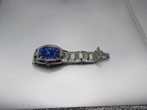 Concord La Scala Curvex 14 G3 1480 2 Quartz Men's Watch Rare Blue Face Vintage - Picture 5 of 12