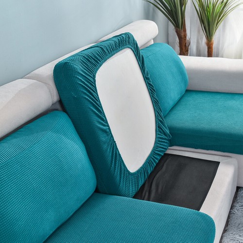 Sofa Seat Cushion Cover Furniture Protector Pets Kids Stretch Washable Slipcover - Picture 21 of 28