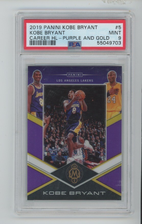 2019 Panini Kobe Bryant Career Highlights #5 Purple And Gold