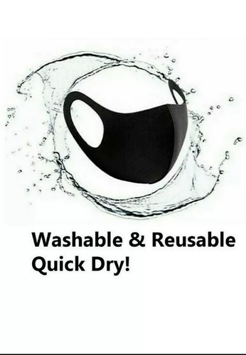 ✅BLOWOUT BUNDLE DEALS✅ Black Face Mask Unisex Fashion Reusable Washable💥💥💥💥 - Picture 5 of 8