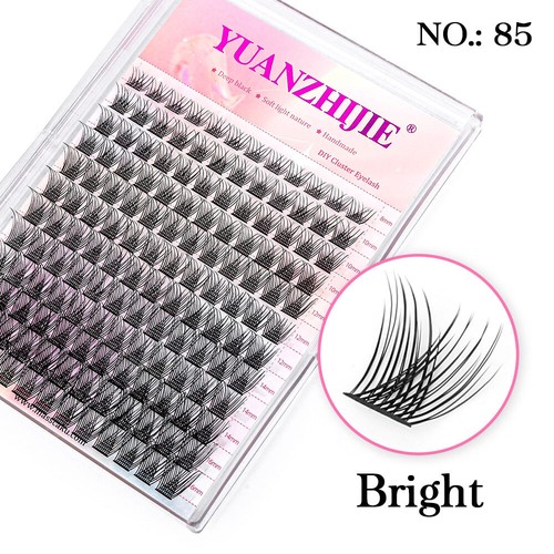 Clusters Eyelash Extension Dovetail Segmented Lashes 48 Volume Eyelashes - Picture 44 of 44