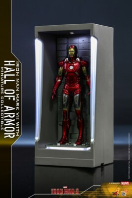 Hot Toys Marvel Iron Man 3 Hall of Armor Miniature Collectible Set