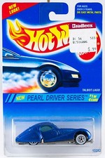Hot Wheels No. 295 Pearl Driver Series #1 Talbot Lago With WW's New 1995