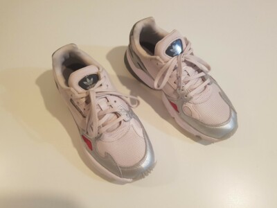 adidas falcon silver pink