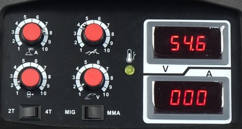 280A MIG MAG Schweißgerät 400V - Fahrwerk und 4-Rollen Drahtvorschub - Set Gas - Bild 4 von 8
