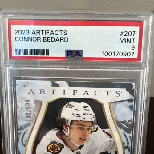2023-24 Upper Deck Artifacts RC Redemption SP #207 Connor Bedard 882/999 PSA 9 - Bild 2 von 4