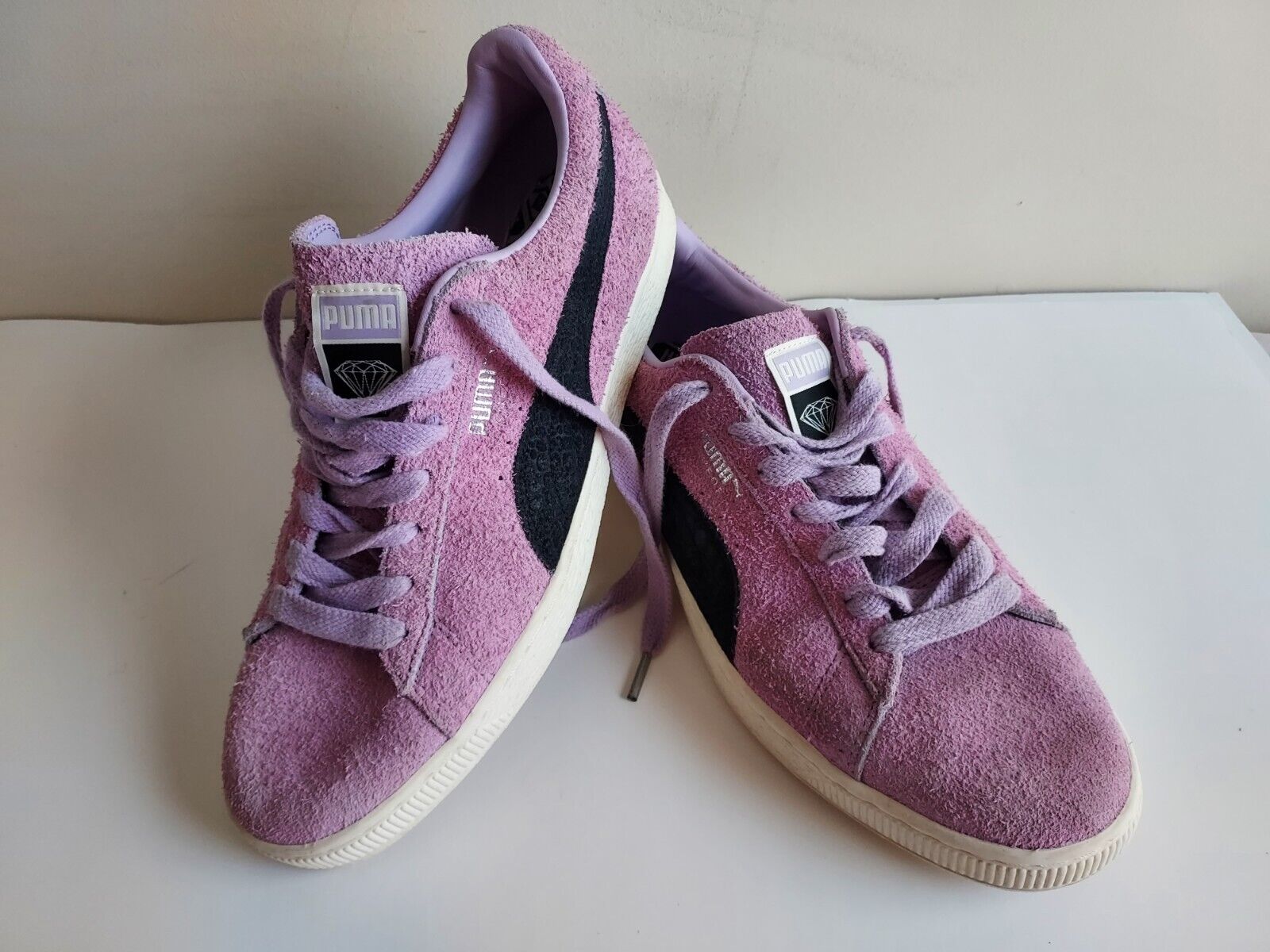 PUMA Suede Diamond Supply Co. Orchid Bloom 365650 02 Sneaker Men's Size US  10.5