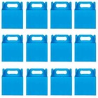 40 x Food Lunch Boxes Treat Party Children Meal Gift Bday Cake Food Bag Sky Blue