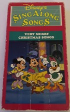 Disneys Sing Along Songs - Very Merry Christmas Songs (VHS, 1997)