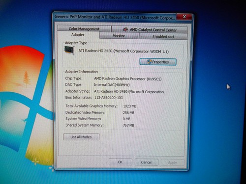 Dell ATI Radeon HD 3450 PCIe Graphics Card 256MB DVI HDMI SFF Low-Profile F343F - Picture 5 of 12